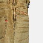 베이지 스트레이트 진