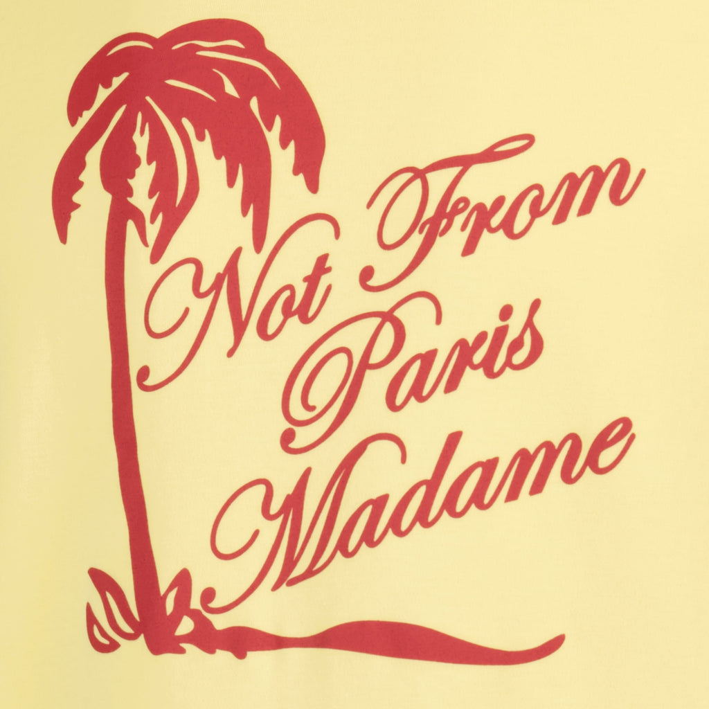 Imagem da T-shirt Slogan Palma Amarela - Drôle de Monsieur de Drole De Monsieur para Homens - Temporada Primavera-Verão 2026 - Detalhe 2