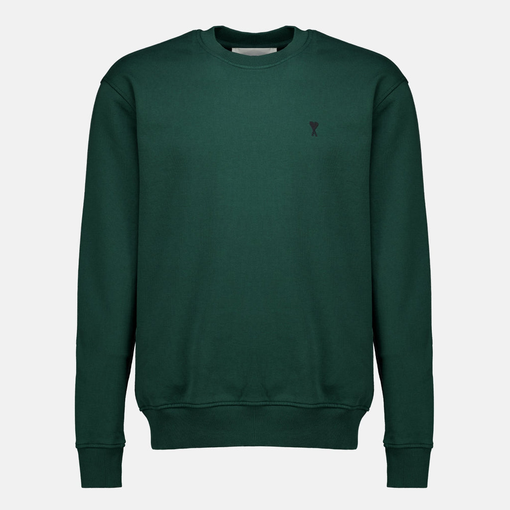 Green Cotton Sweatshirt