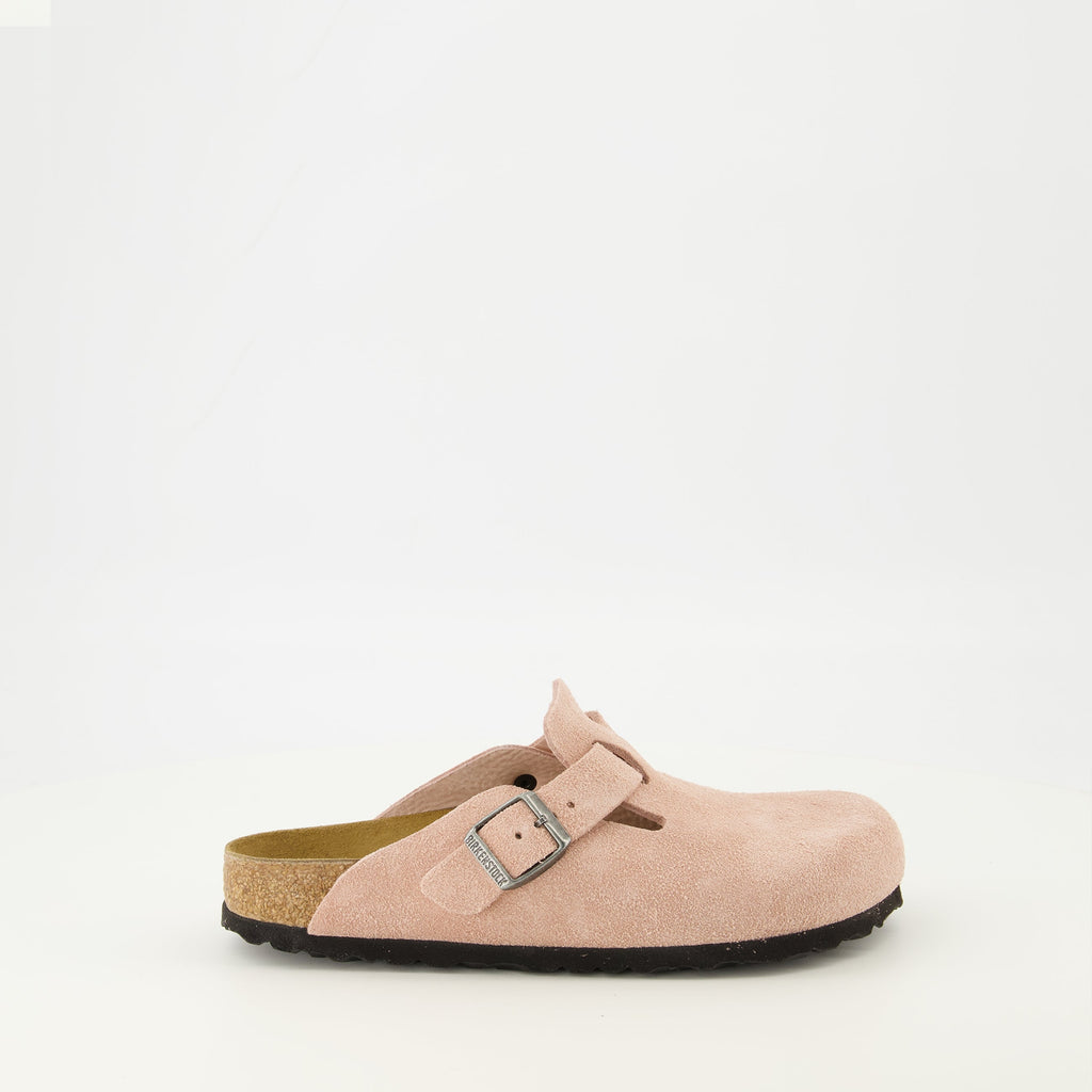 Immagine delle Boston Rose Mules di Birkenstock per unisex - Stagione Primavera-Estate 2026 - Vista laterale destra