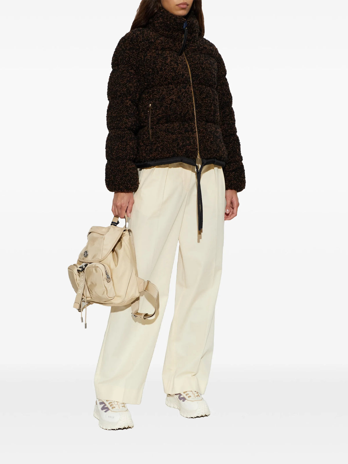 Image of Doudoune Trascendance by Moncler for Women - Season Autumn-Winter 2026 - Model View 1