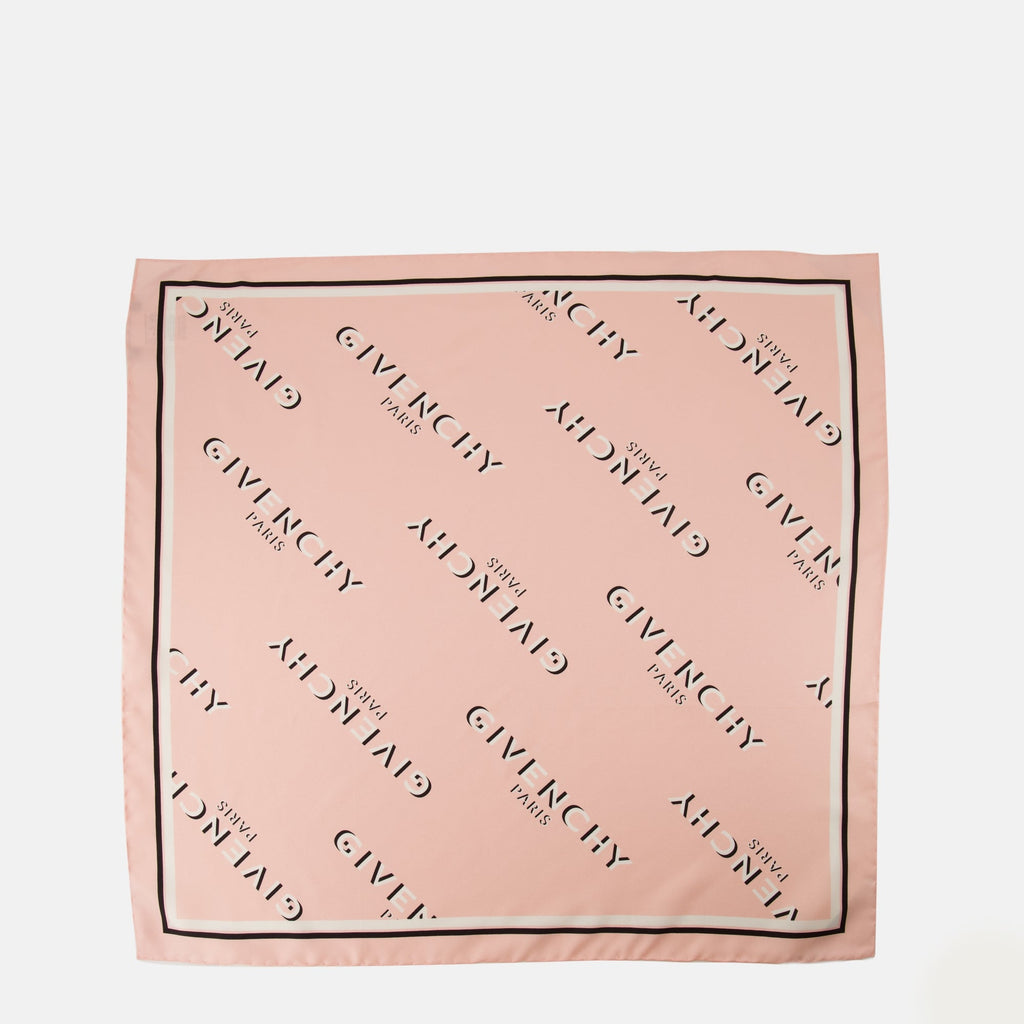 Bilde av Givenchy Shadow Rose silkesquare scarf for kvinner - Sesong Høst-Vinter 2025 - Foran vista