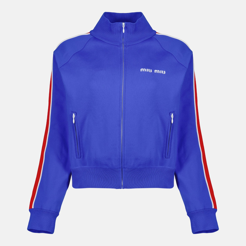 Blue Polyamide Jacket