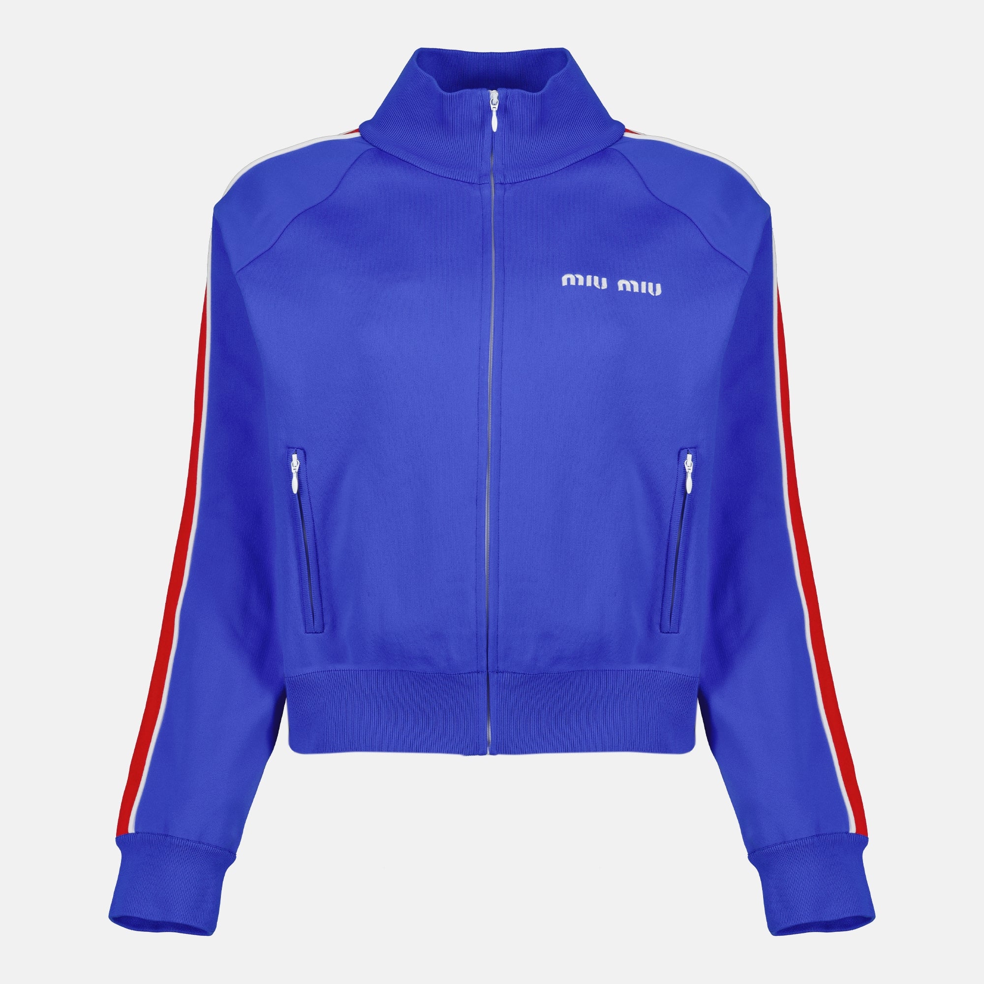 Blue Polyamide Jacket