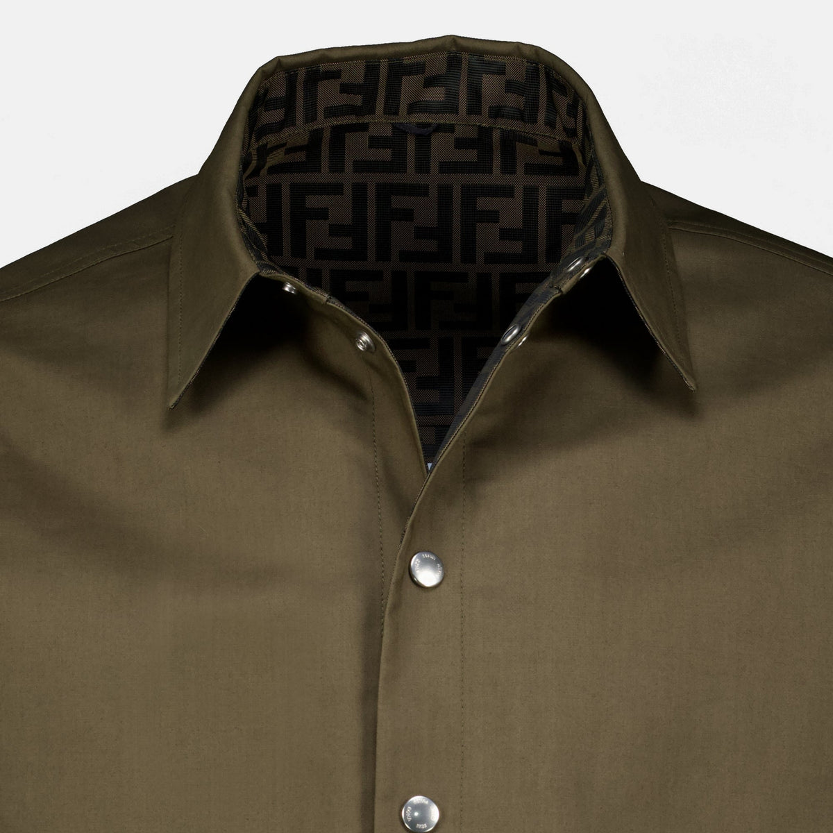 Kaki Long Sleeve Shirt Jacket