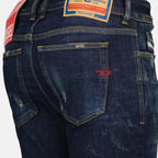 Image of Slim Fit Denim Jeans by Diesel for Men - Season Autumn-Winter 2024 - Detail View 5