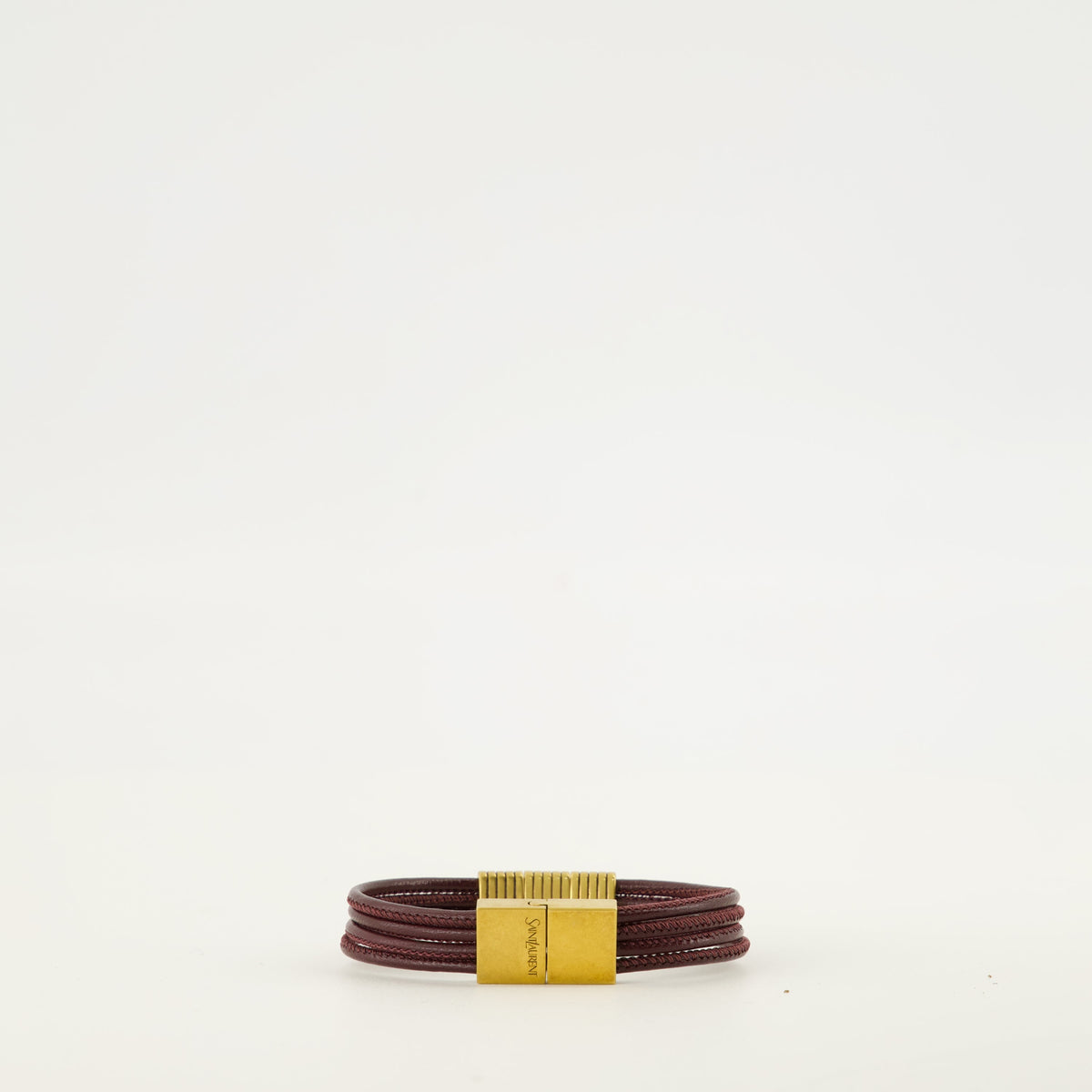 Bracciale in Pelle Bordeaux Cassandre