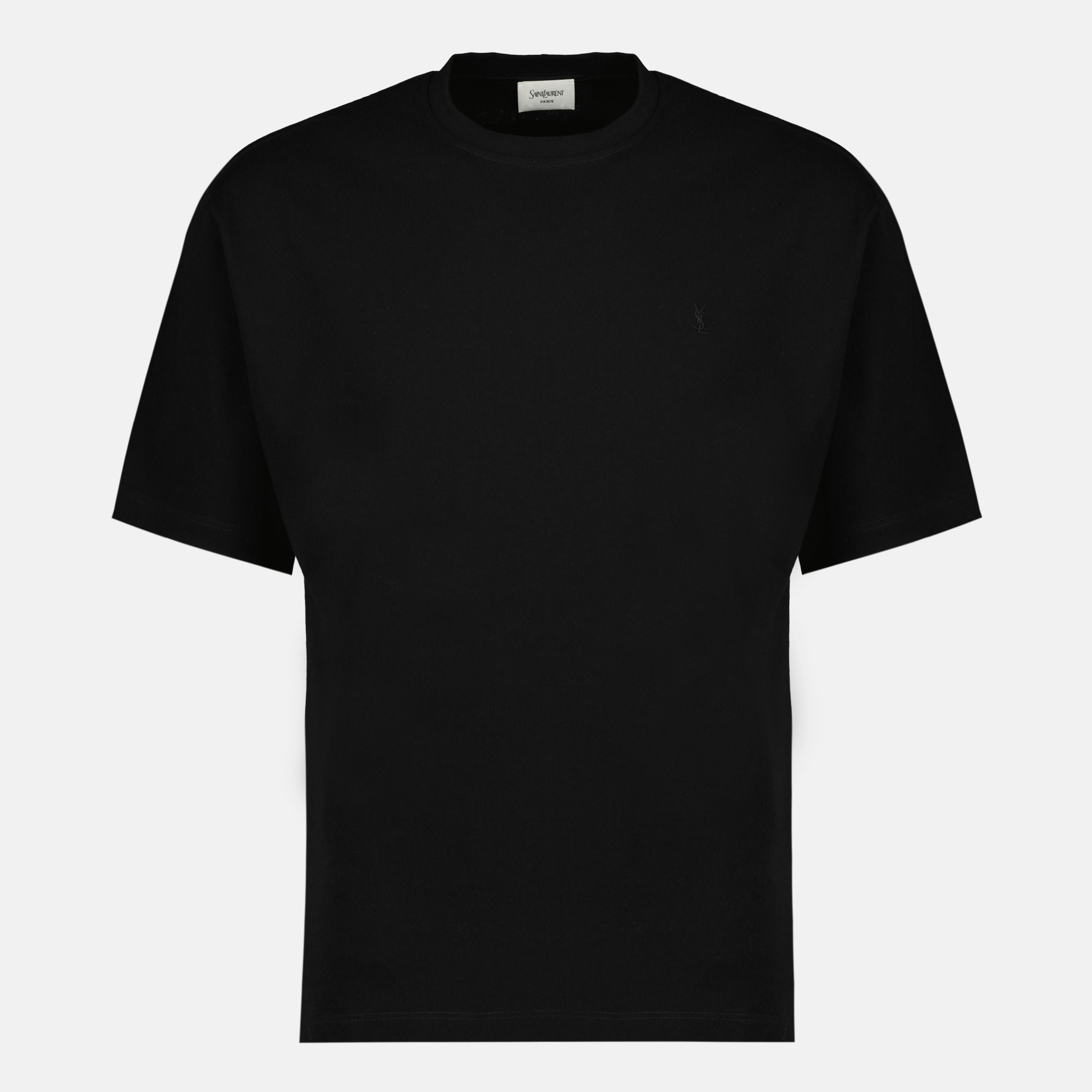 ブラック コットン ポロシャツ - Saint Laurent - メンズ | WE IN STYLE