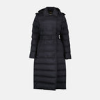 Burberry down jacket, long nylon jacket, autumn-winter outerwear, women's jackets, stylish outerwear