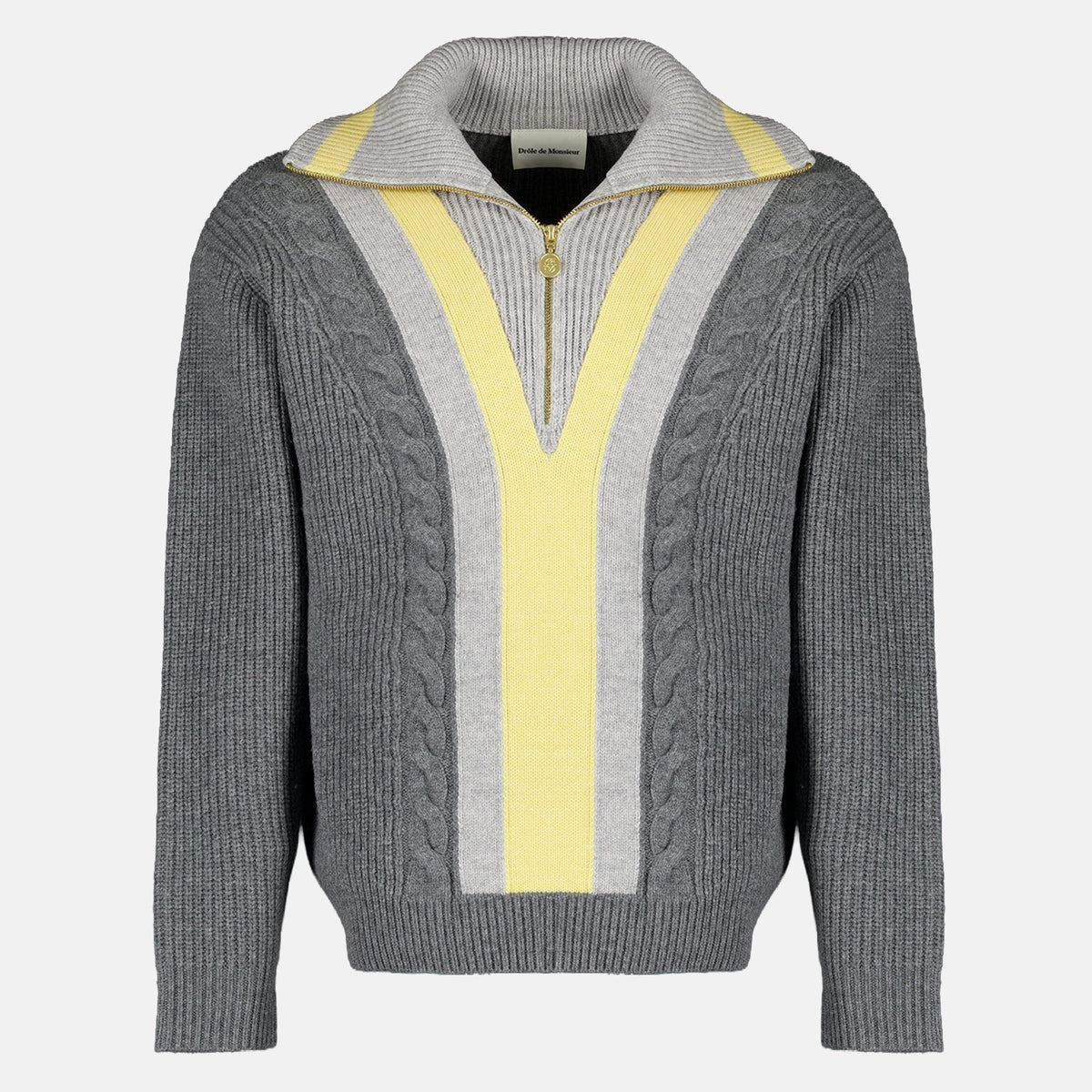 Pull Trucker à Demi-Zip - Drôle de Monsieur