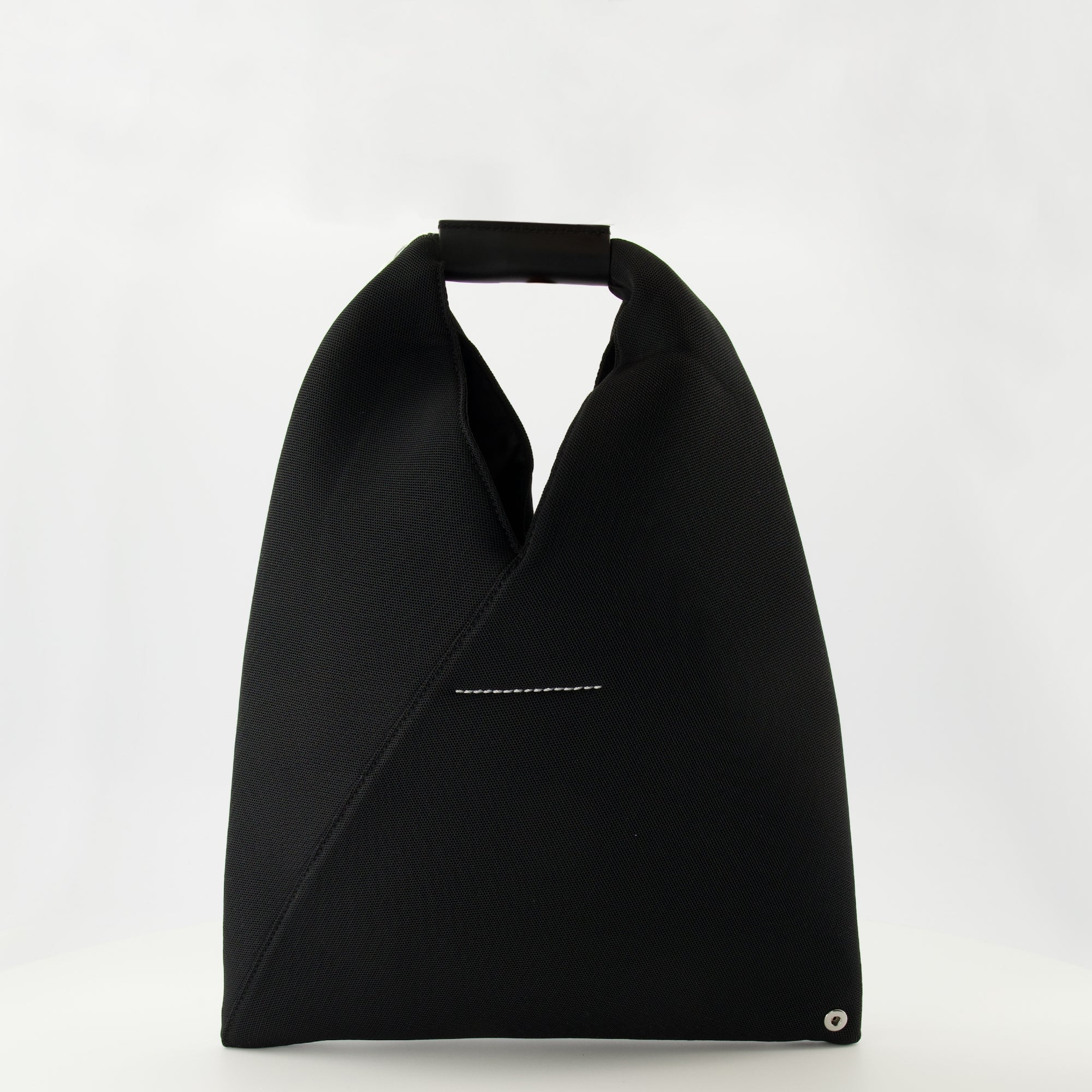 Image of Japanese Small Black Bag by Mm6 for Women - Season Spring-Summer 2026 - Back View