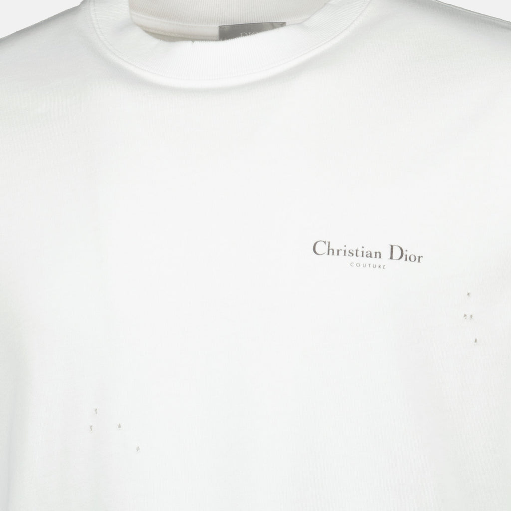 Dior T-Shirt, Muguet collection, cotton T-shirt, printed logo, Christian Dior Couture