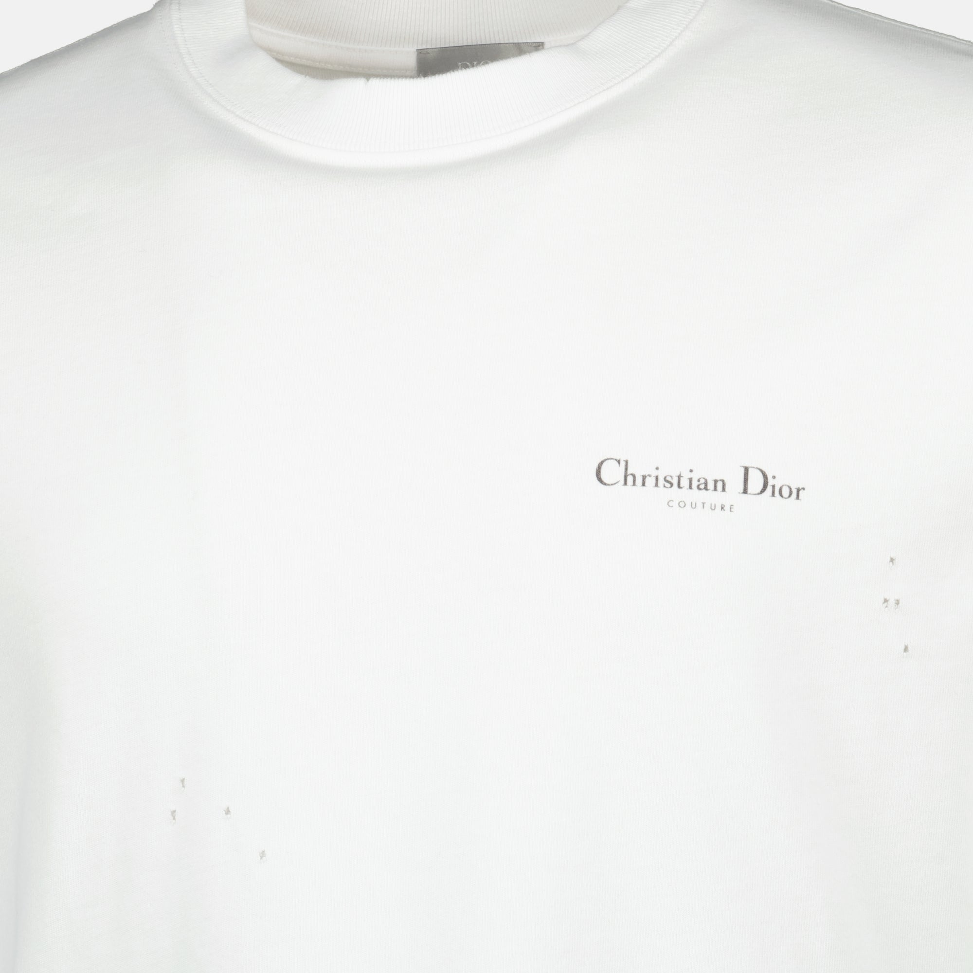 Dior T-Shirt, Muguet collection, cotton T-shirt, printed logo, Christian Dior Couture