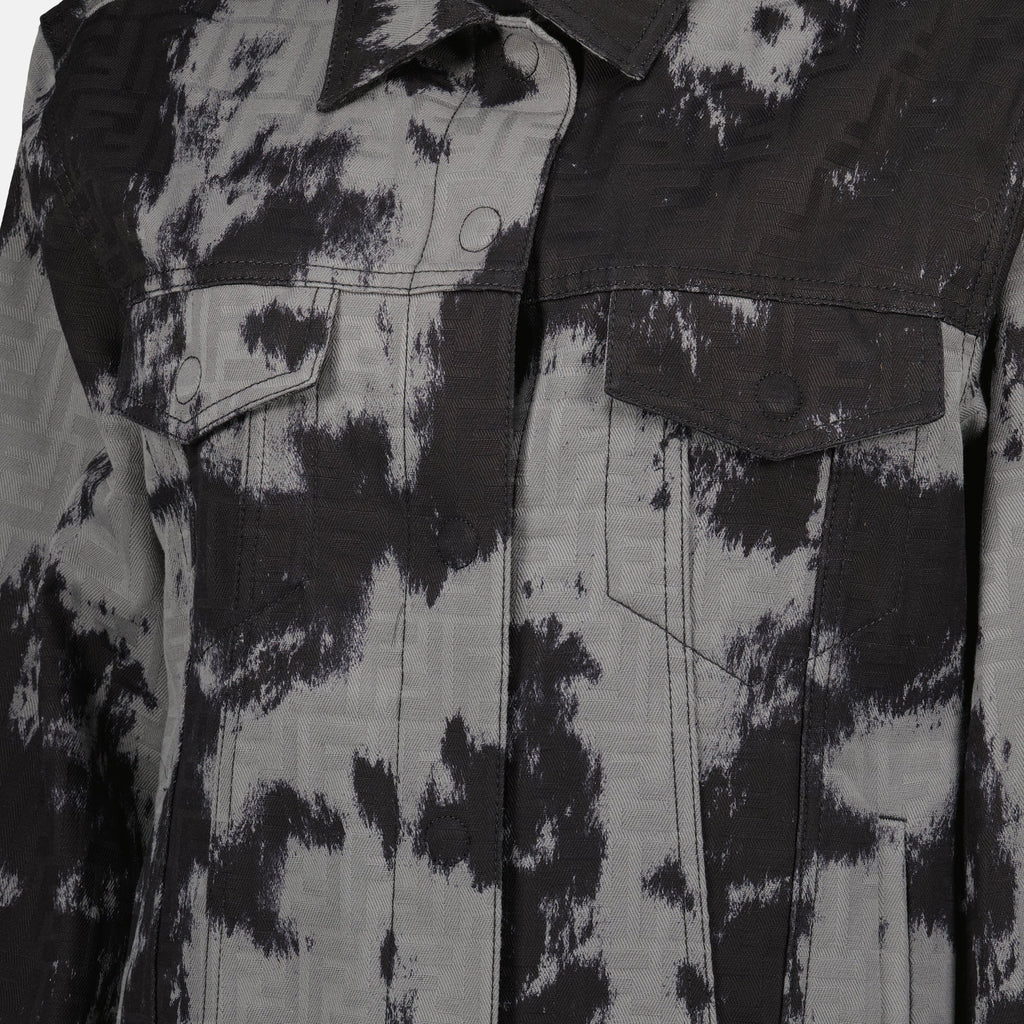 Denim Jacket, Fendi, Frosted Fauna, Autumn-Winter 2025, Fashion Outerwear