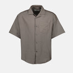 grey shirt, AMI Paris, cotton shirt, summer collection, casual wear