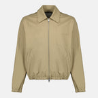 Image of Beige Blouson Ami de Coeur by Ami PARIS for Men - Season Spring-Summer 2026 - Front View