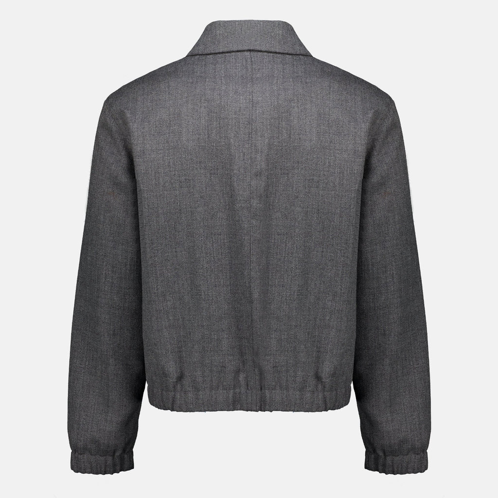 Chaqueta de lana gris