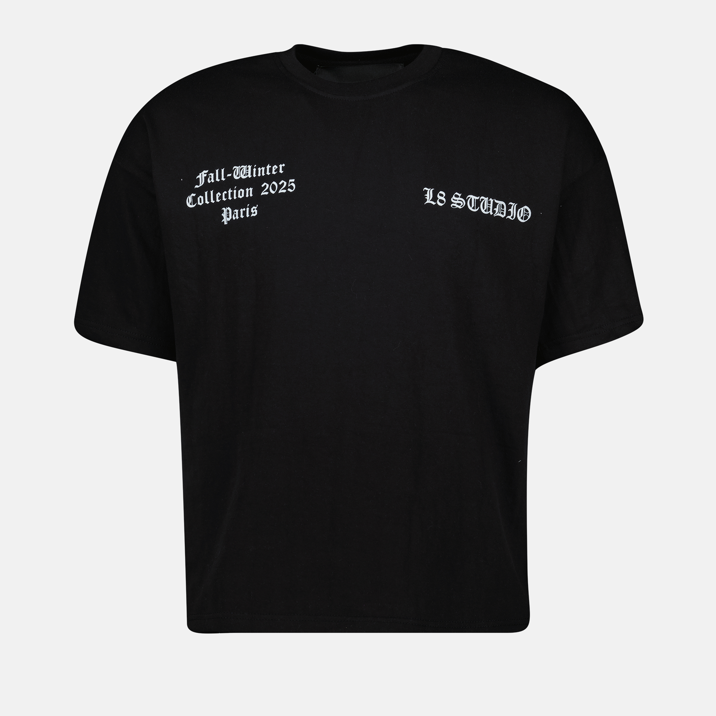 Image of Passion du Christ Oversized T-Shirt by L8 Studio for Men - Season Spring-Summer 2025 - Front View