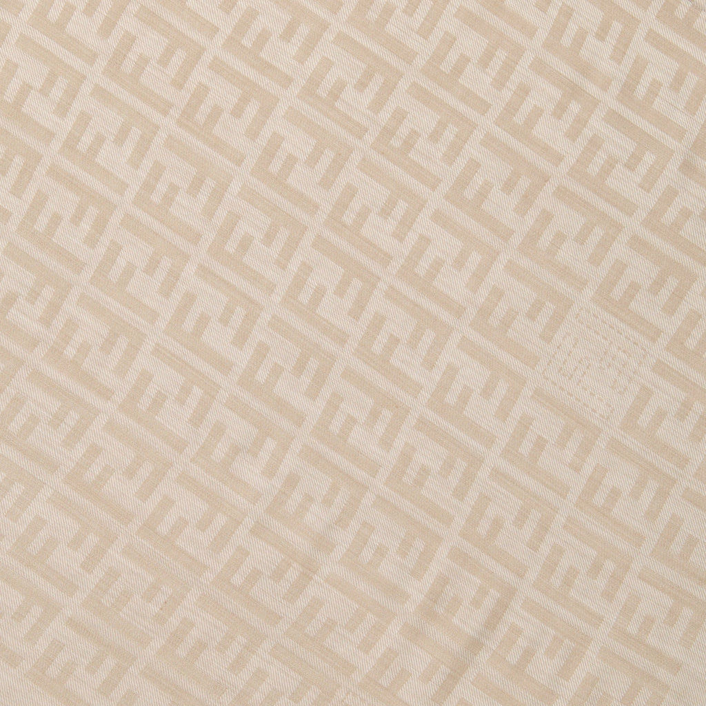 Fendi shawl, beige shawl, wool shawl, FF logo shawl, Spring-Summer 2025 collection