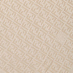 Fendi shawl, beige shawl, wool shawl, FF logo shawl, Spring-Summer 2025 collection
