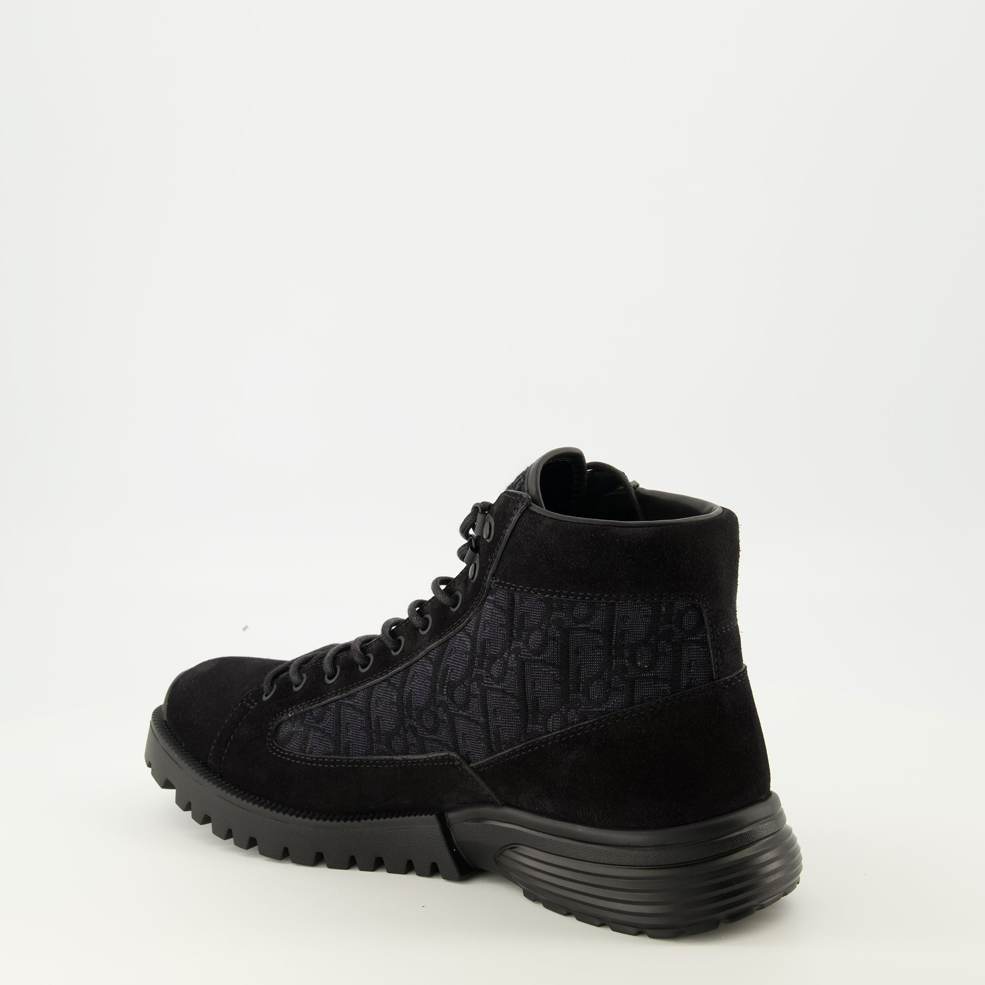 oblique black ankle boots dior men 15636663402876