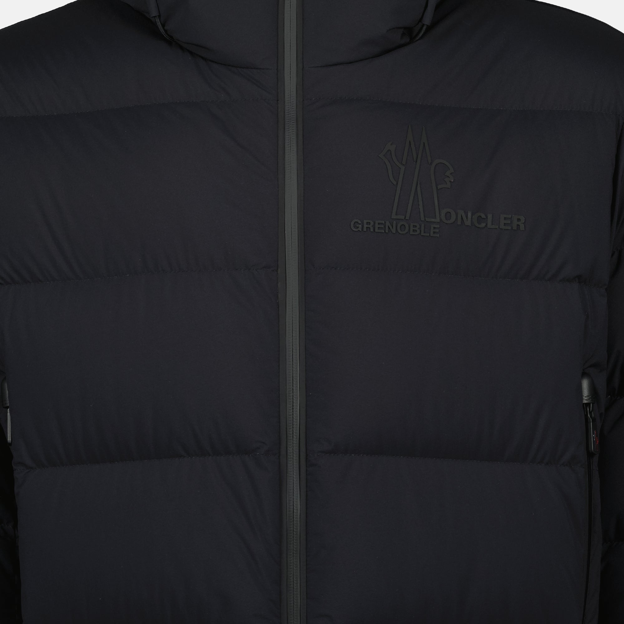 Moncler Grenoble, down jacket, winter outerwear, functional fashion, nylon jacket