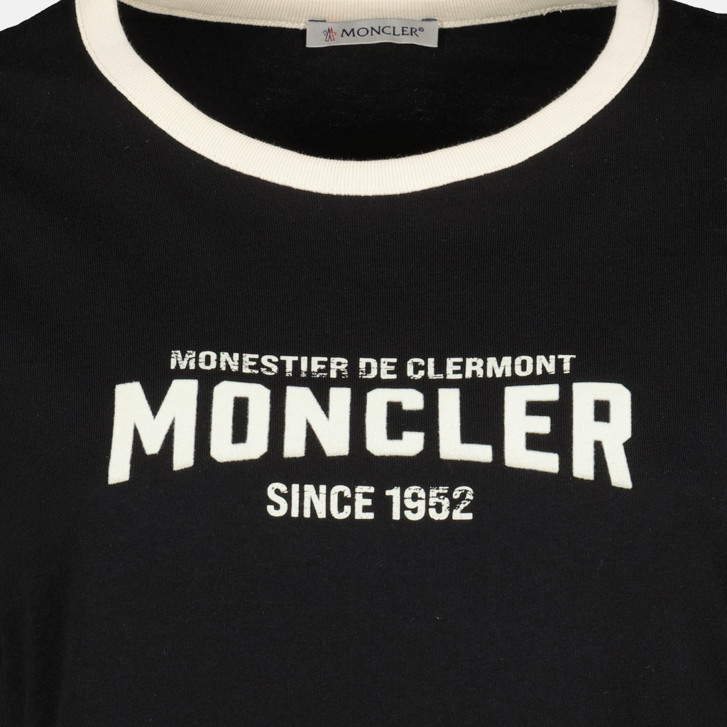 Image of Printed Logo T-Shirt by Moncler for Women - Season Spring-Summer 2026 - Detail View 1