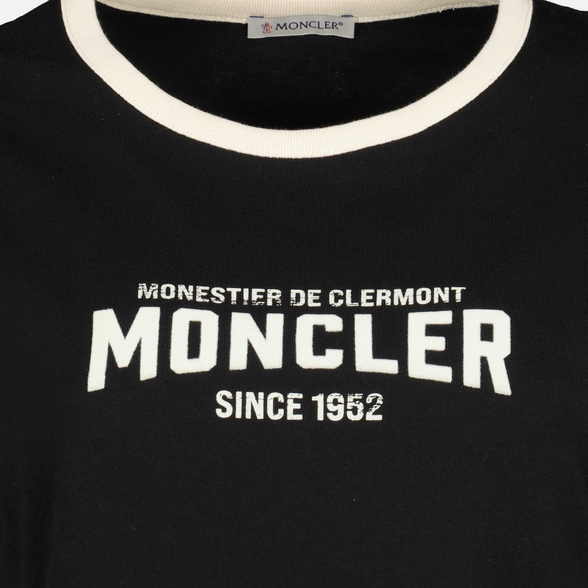 Image of Printed Logo T-Shirt by Moncler for Women - Season Spring-Summer 2026 - Detail View 1