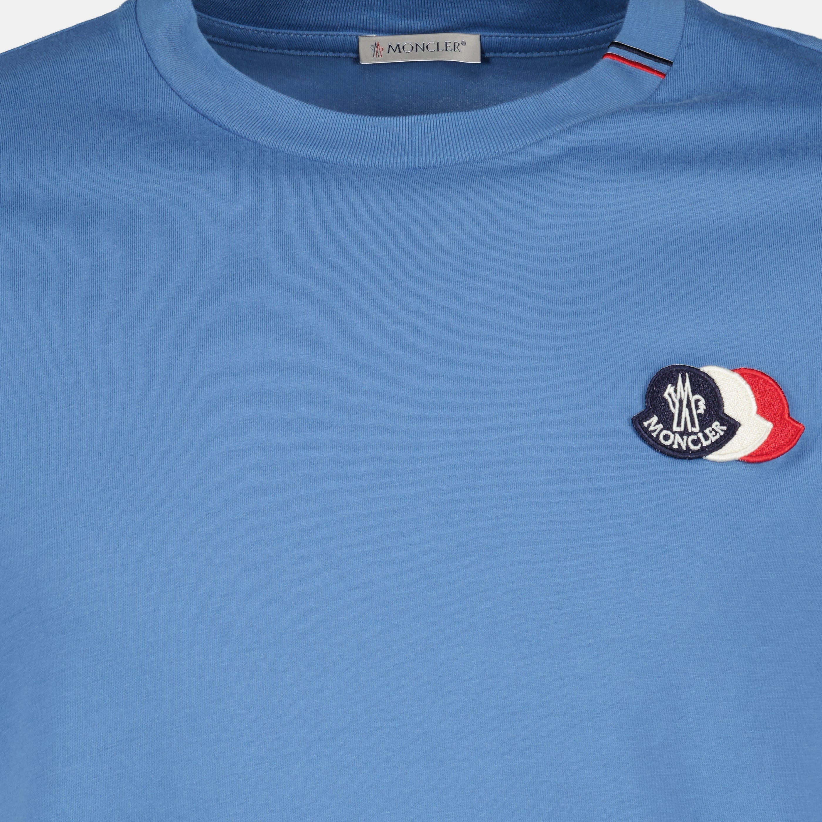 Tricolore Logo Baumwoll-T-Shirt