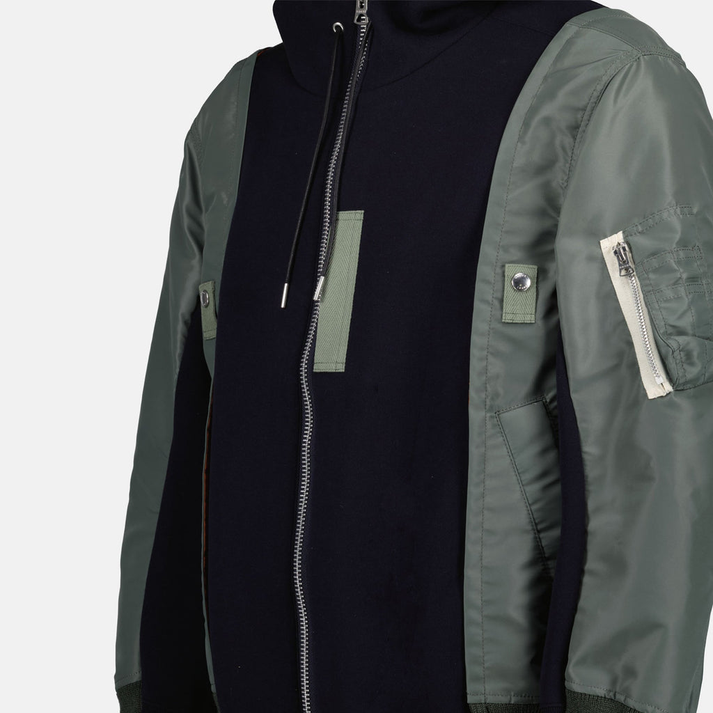 Two-Tone Bomber Jacket