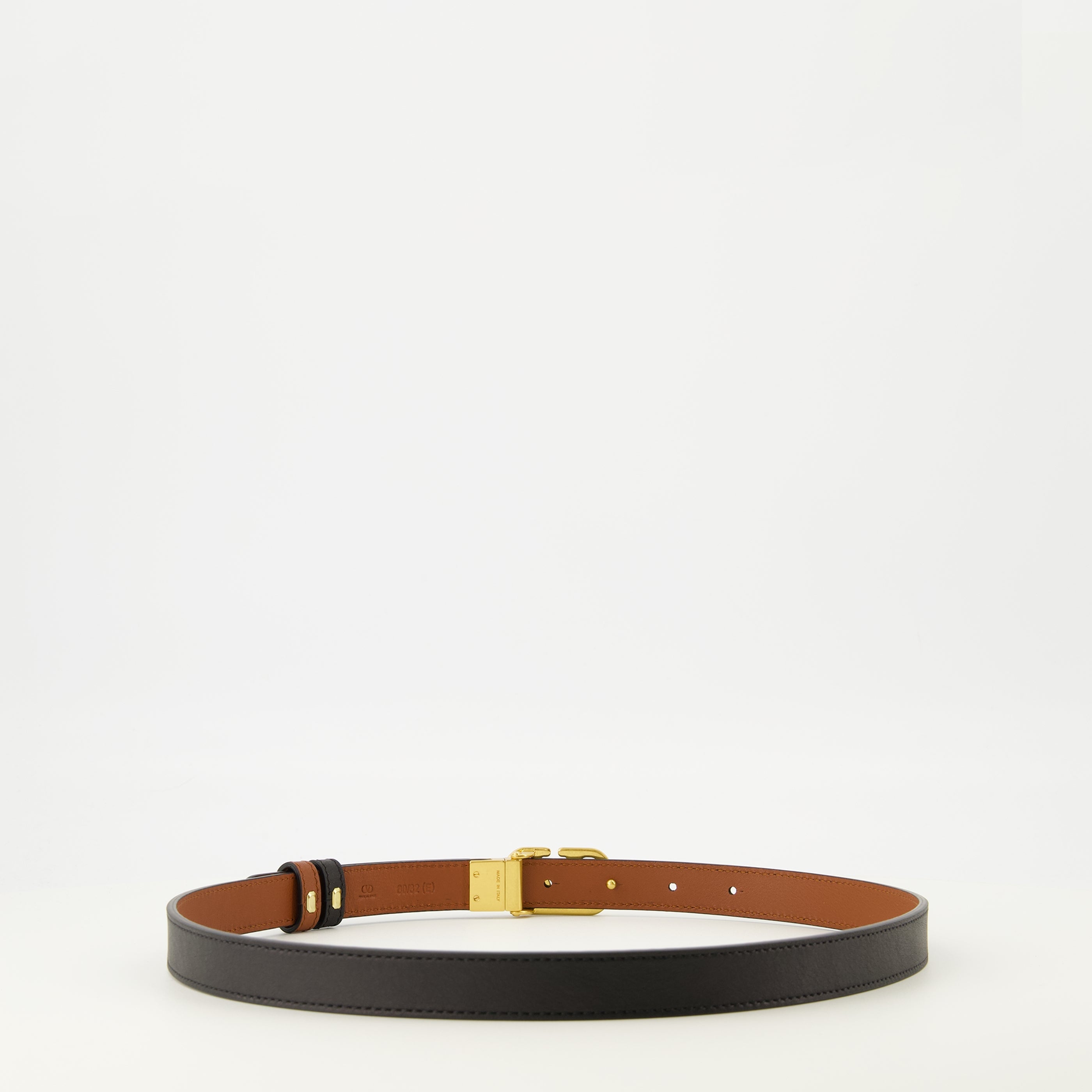 バレンティノ・ガラヴァーニの女性用リバーシブルVlogoベルトの画像 - シーズン春夏2026 - 後ろのビュー