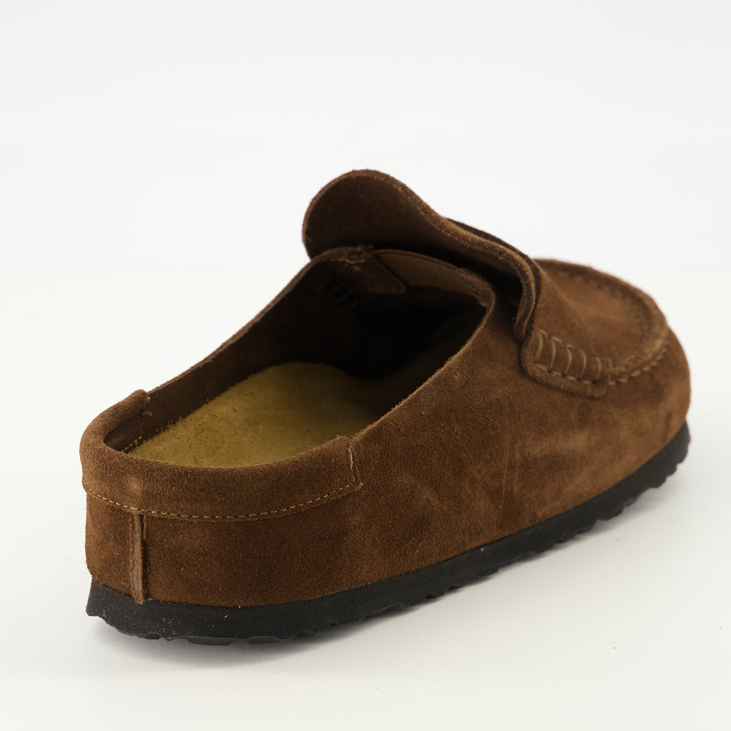 Image of Mules Naples Marron by Birkenstock for Unisex - Season Spring-Summer 2026 - Back View