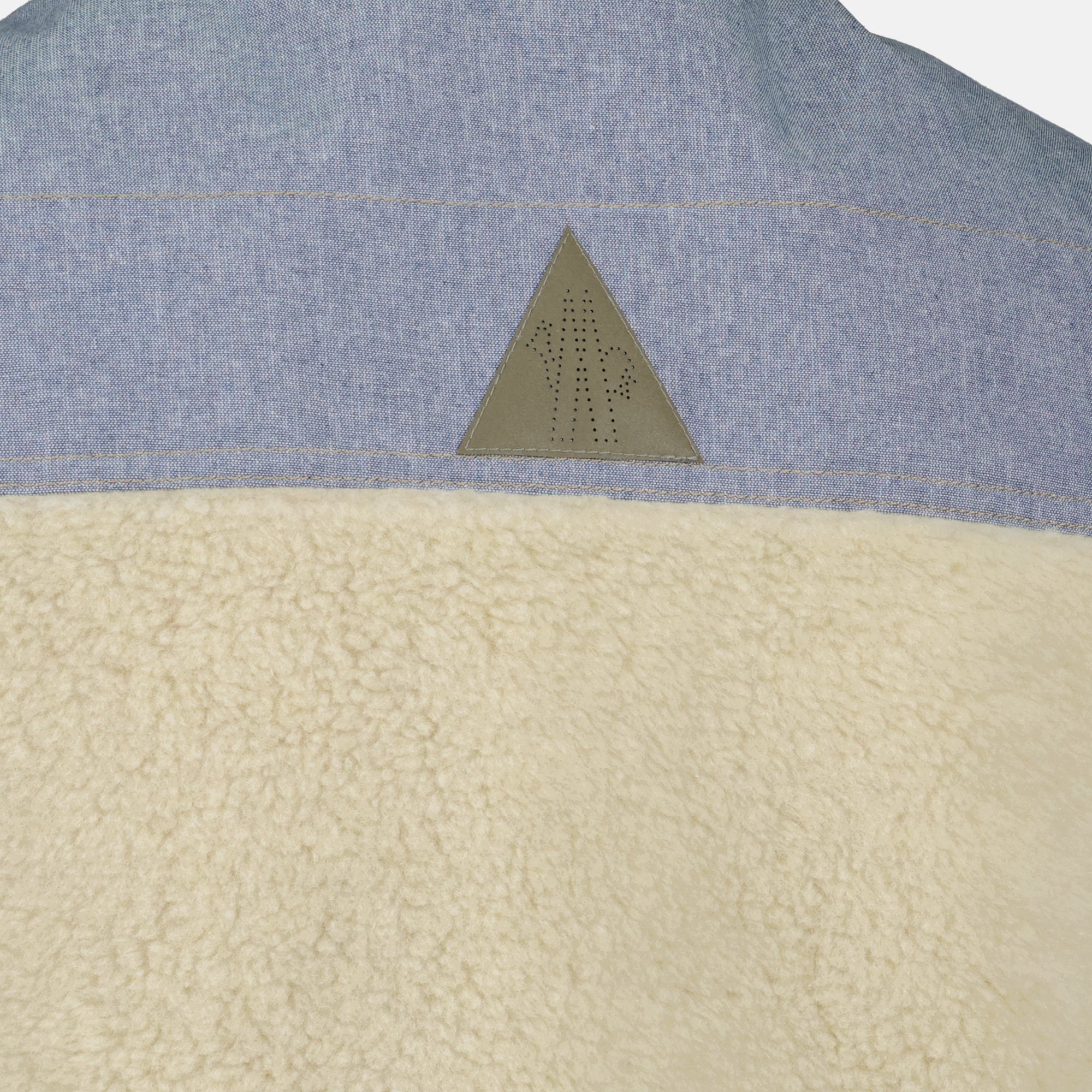 Image of Beige Teddy Vest by Moncler Grenoble for Men - Season Spring-Summer 2026 - Detail View 2