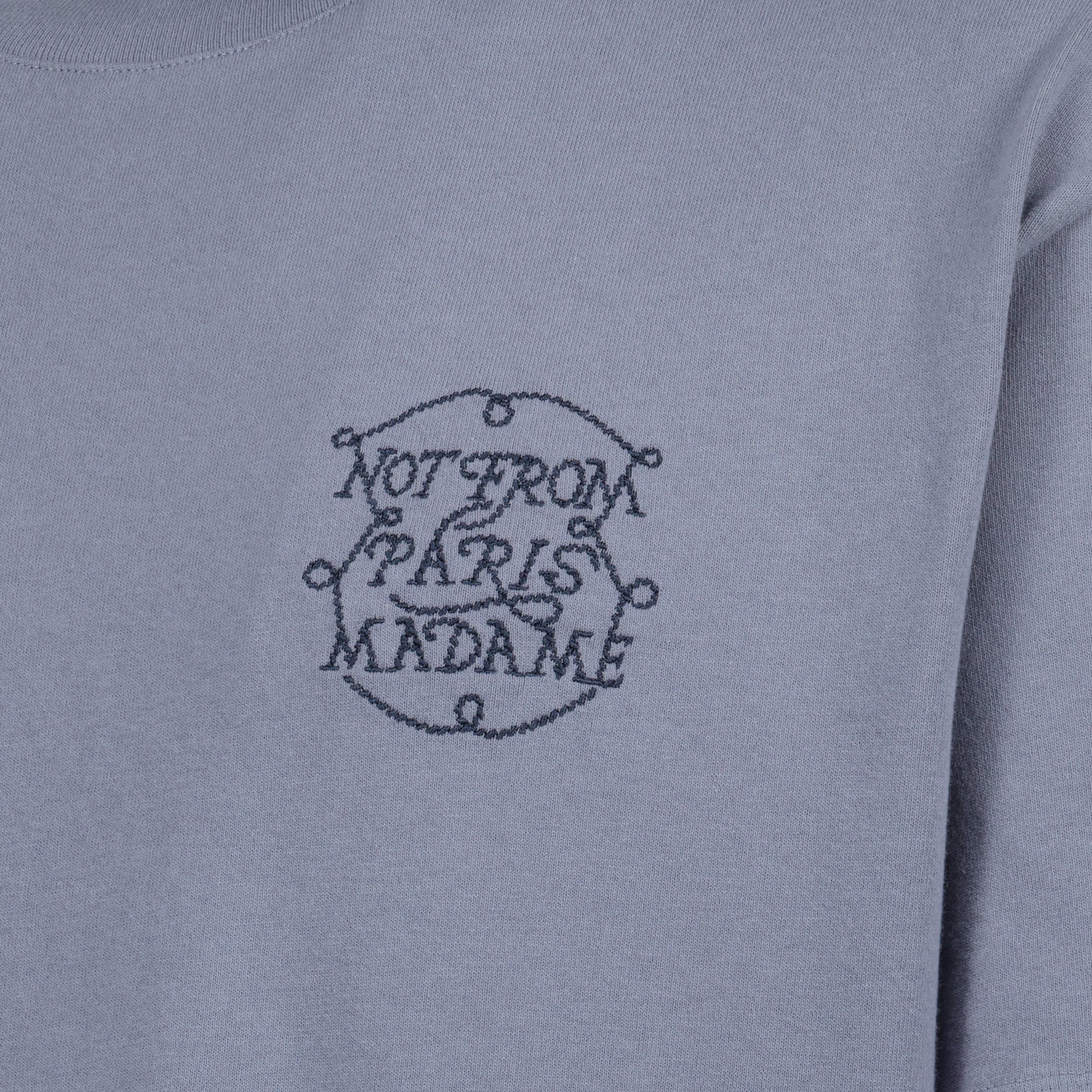 t shirt slogan tresse bleu drole de monsieur men 15241025290620