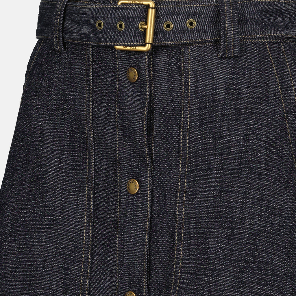 Falda Midi de Denim