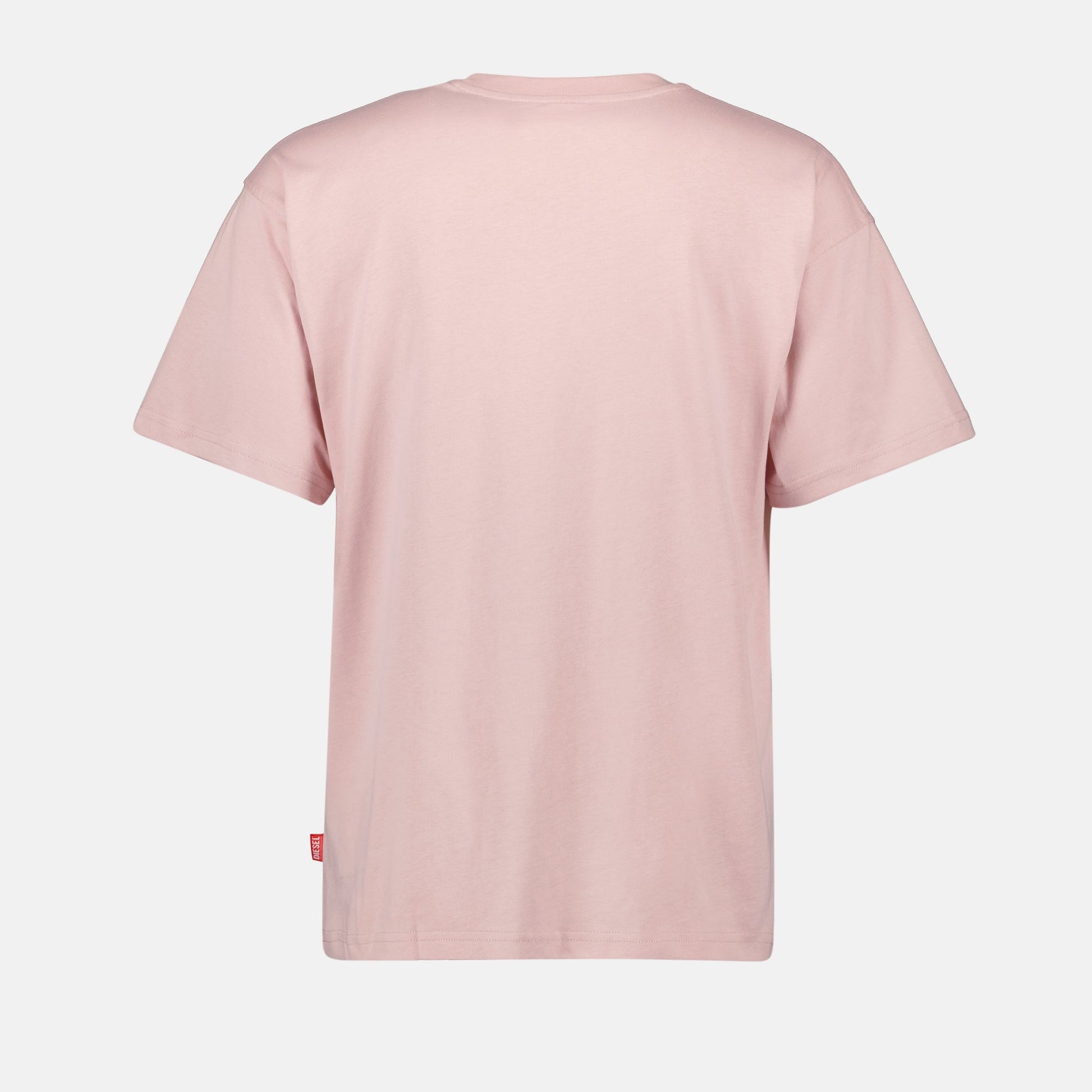 Pink T-shirt, Diesel T-Boxt-S5, Autumn-Winter 2024, Cotton T-shirt, Men's Fashion