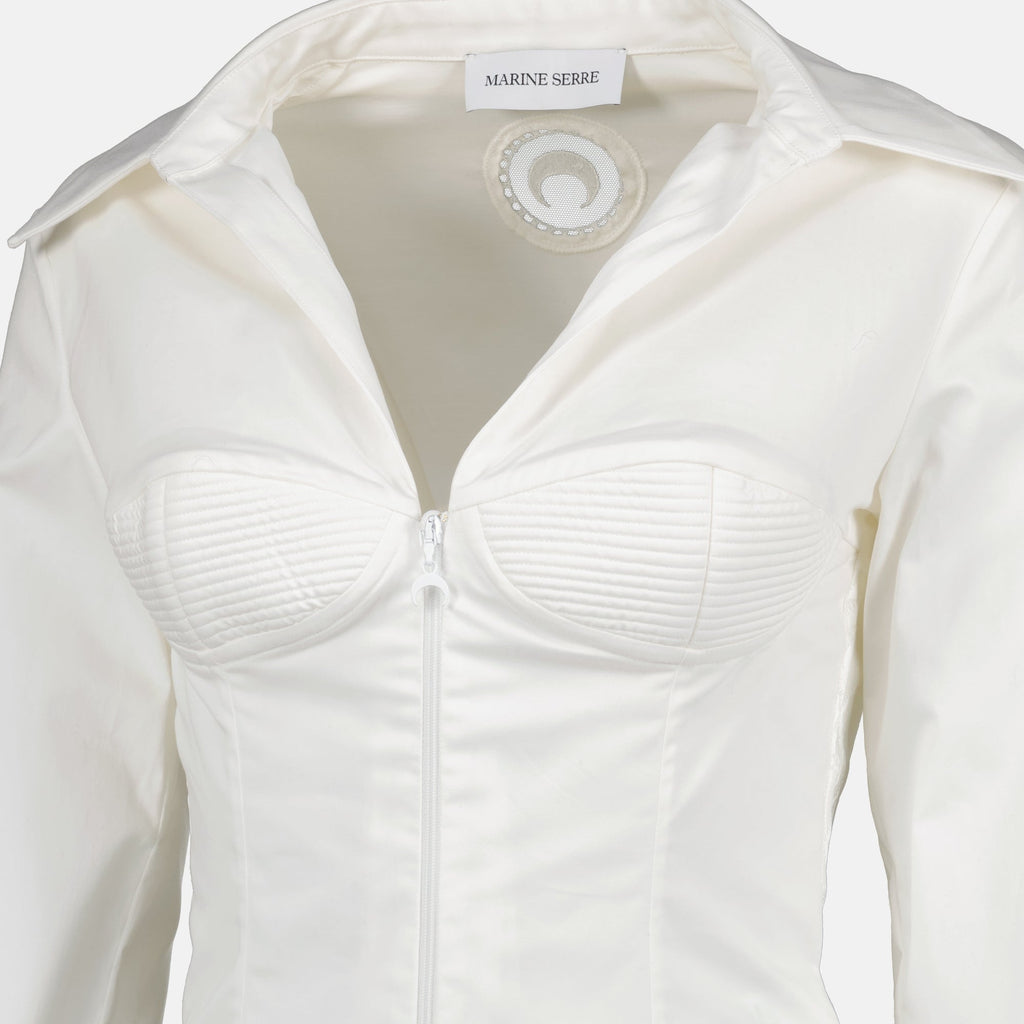 Camicia Bianca con Zip
