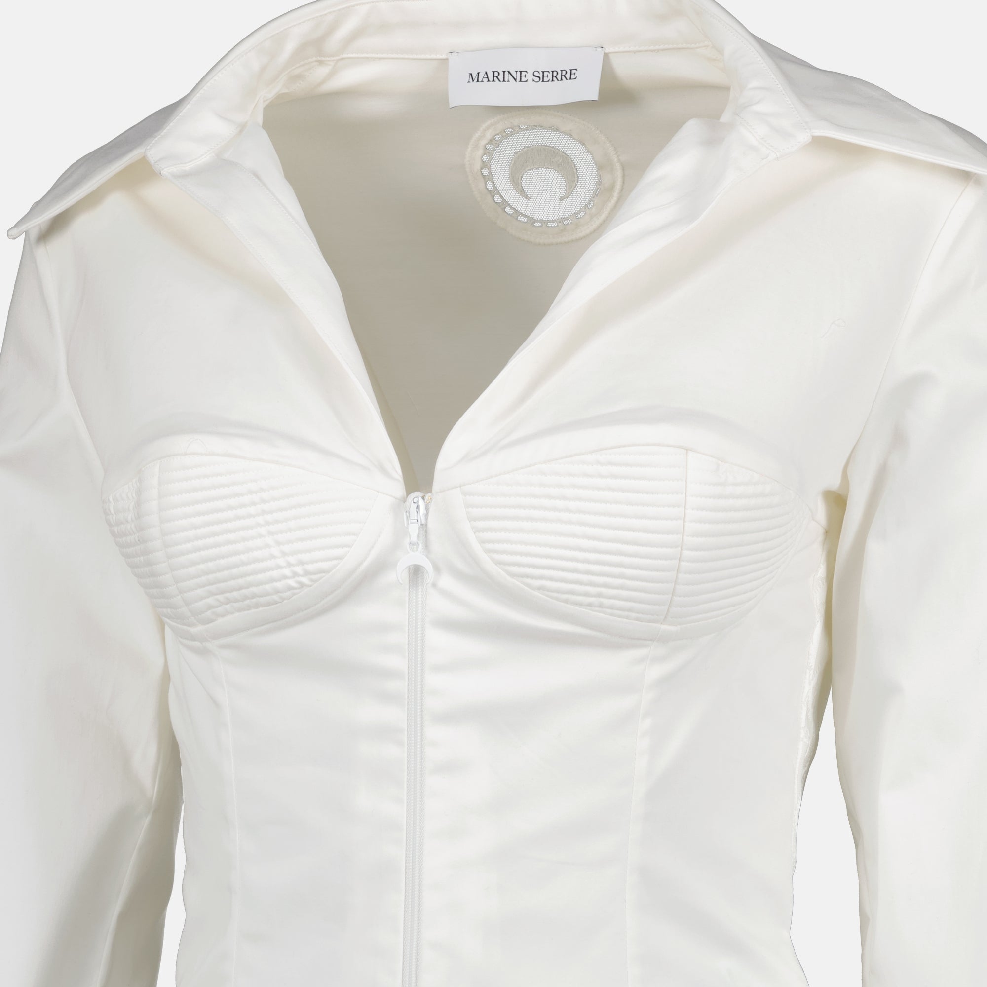 Camicia Bianca con Zip