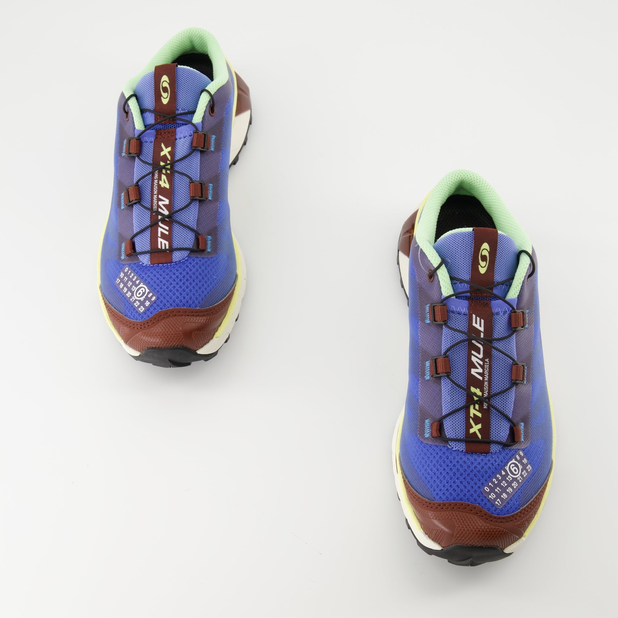 MM6 x Salomon, Baskets Mules, Blue Shoes, Fashion Footwear, Spring-Summer Collection