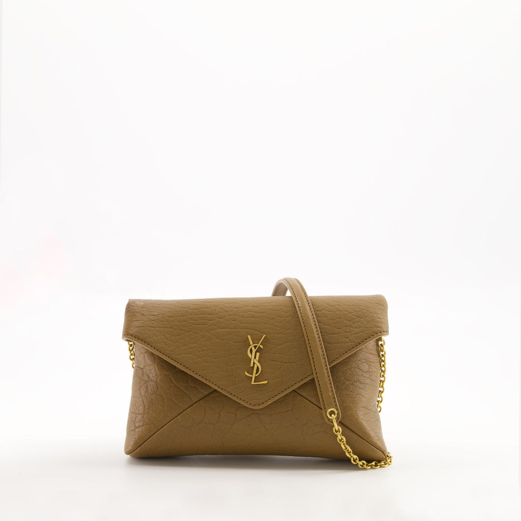 Saint Laurent Cassandre, luxury pouch, lambskin leather bag, elegant accessory, designer handbags