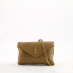 Saint Laurent Cassandre, luxury pouch, lambskin leather bag, elegant accessory, designer handbags