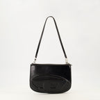 Imagem da bolsa de couro 1DR Twin da Diesel para mulheres - Temporada Outono-Inverno 2025 - Vista Frontal