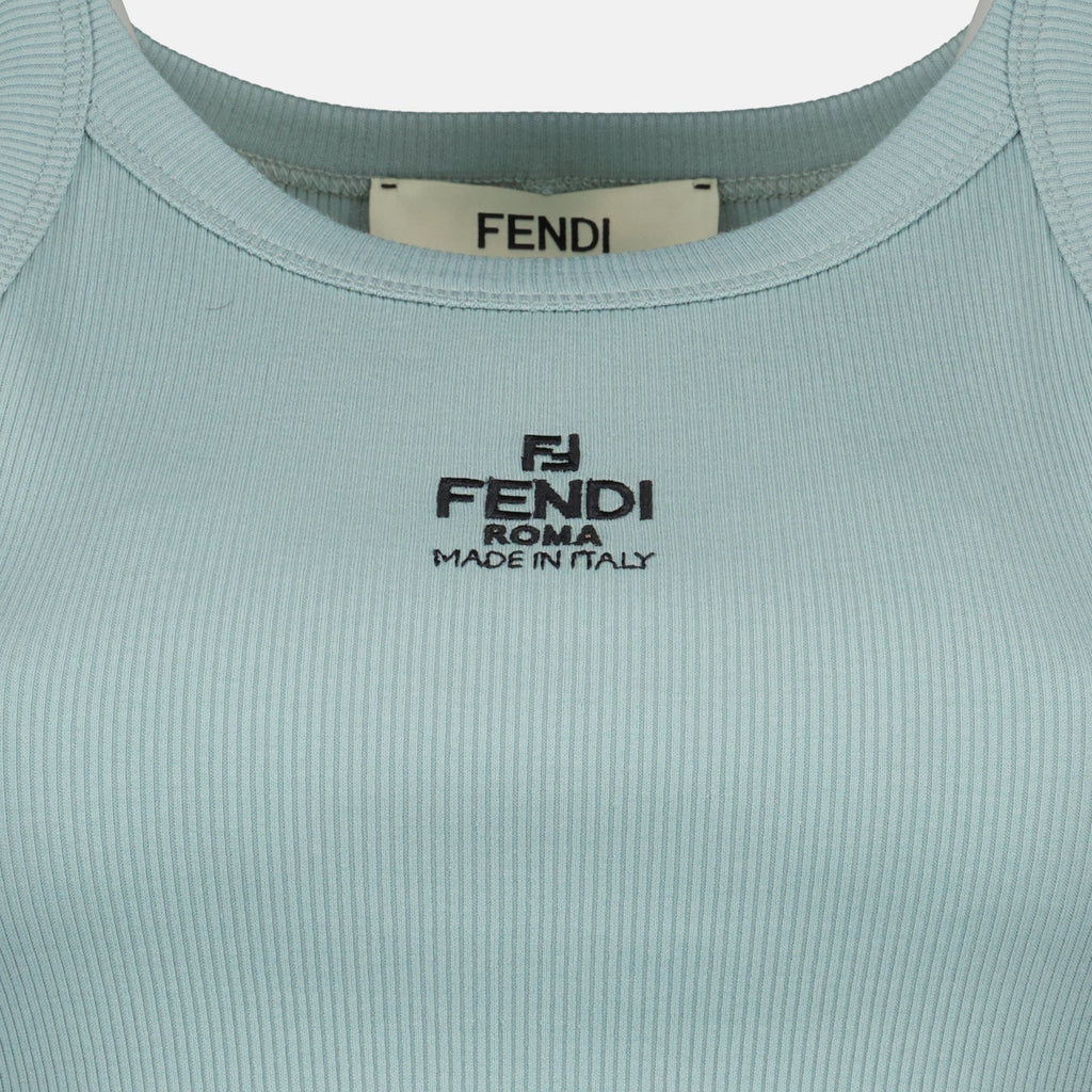 Fendi, Mesh Tank Top, Spring-Summer 2024, Luxury Fashion, Women's Top