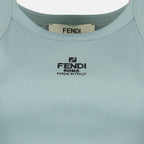 Fendi, Mesh Tank Top, Spring-Summer 2024, Luxury Fashion, Women's Top