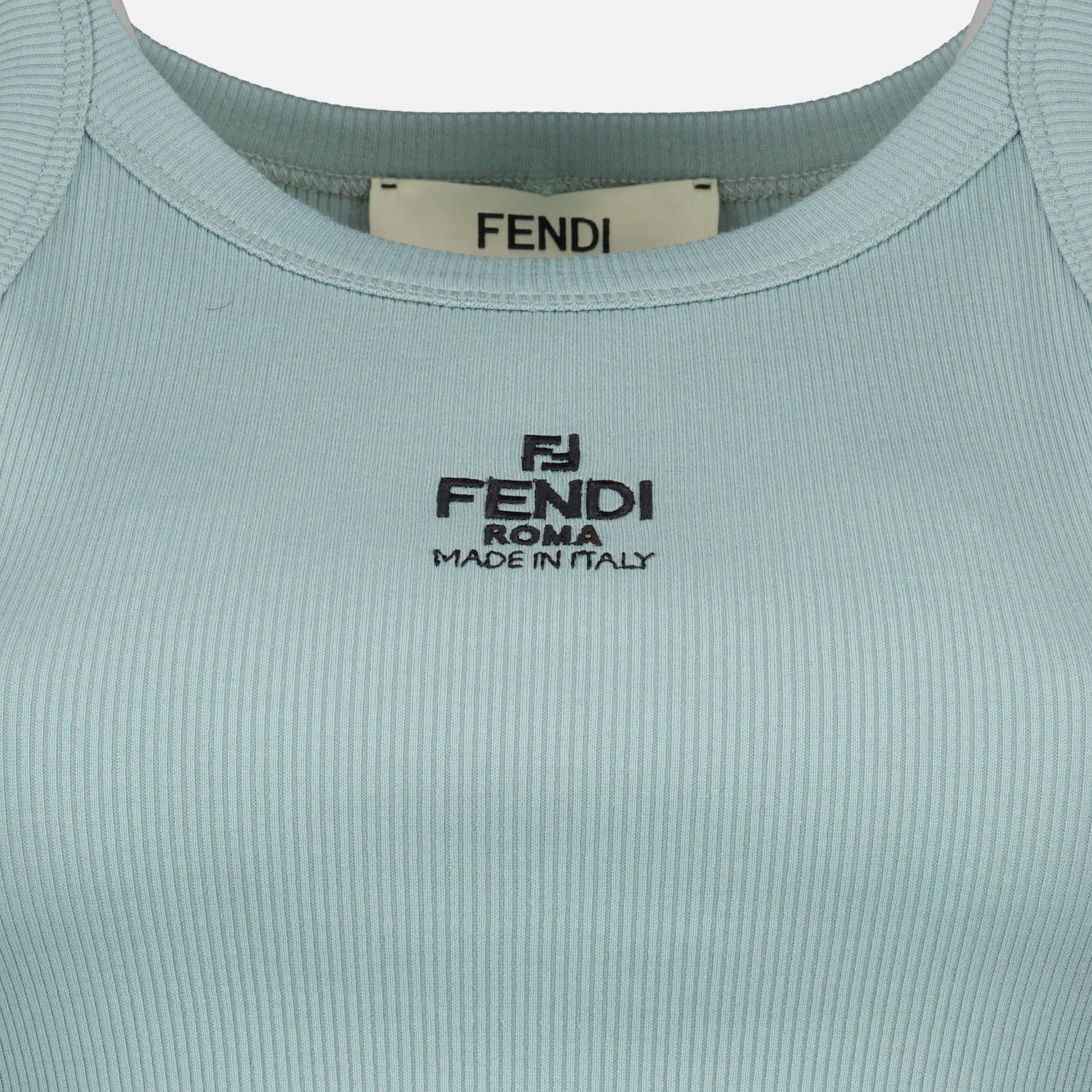 Fendi, Mesh Tank Top, Spring-Summer 2024, Luxury Fashion, Women's Top