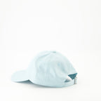 light blue cap, Drôle De Monsieur cap, adjustable slogan cap, cotton cap, breathable design