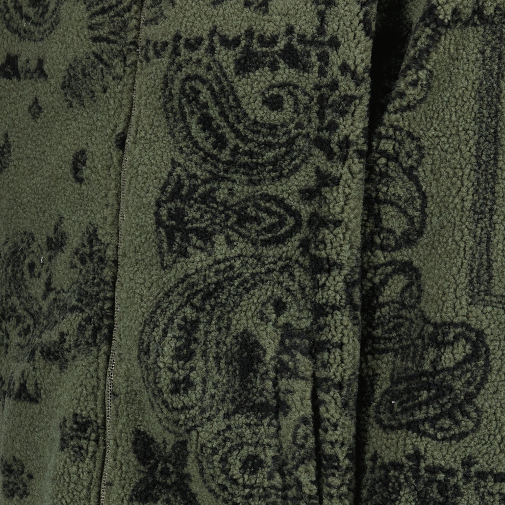 Jun fleece jacket, Japan Rag, khaki green jacket, Autumn-Winter 2025, polyester jacket