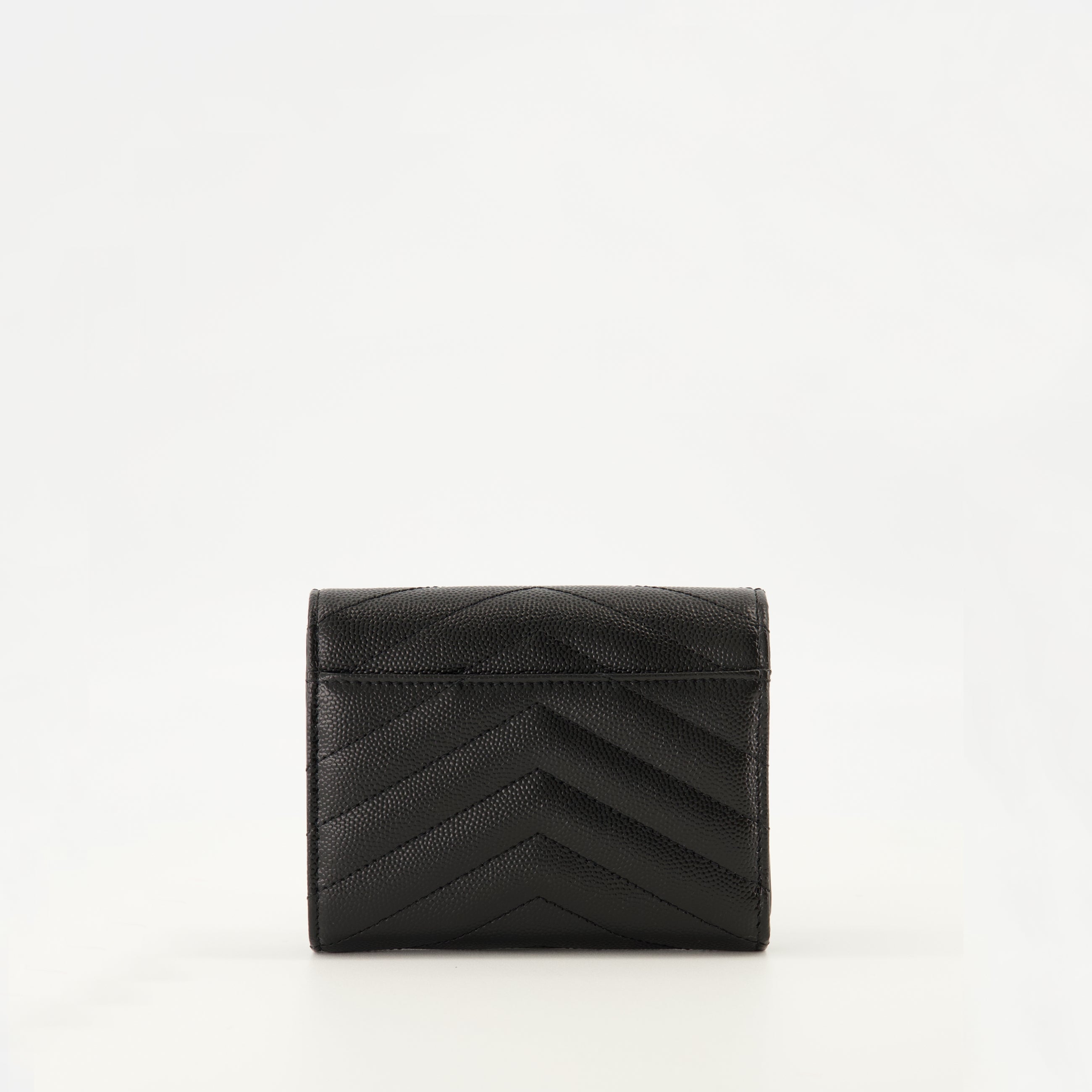 Saint Laurent wallet, Cassandre wallet, grained leather accessory, luxury wallets, designer wallets