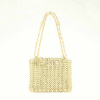 Imagen del icónico bolso metálico de 1969 de Rabanne para mujeres - Temporada Otoño-Invierno 2024 - Vista Frontal