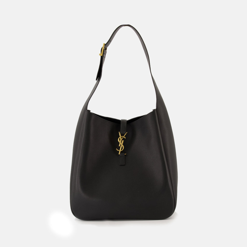 sac le 5 a 7 large noir et dore saint laurent women 15432023245180